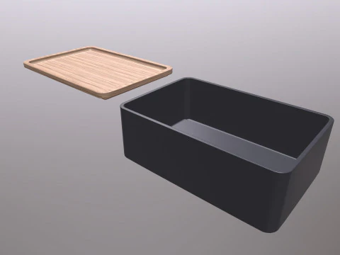 Phosphorus Lid Tray Accessory Case 3D Model
