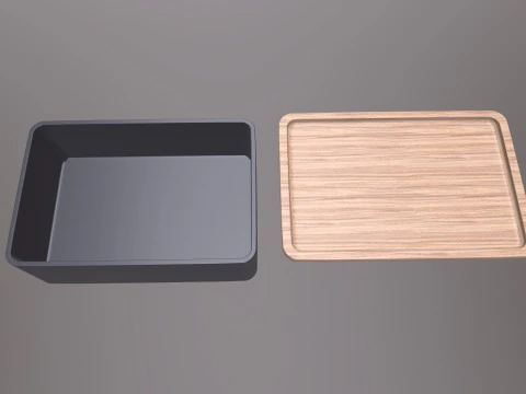 Phosphorus Lid Tray Accessory Case 3D Model