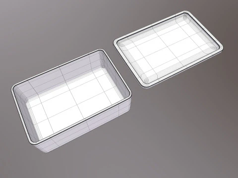 Phosphorus Lid Tray Accessory Case 3D Model