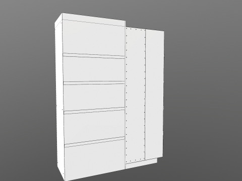 Gabinet Model 3D