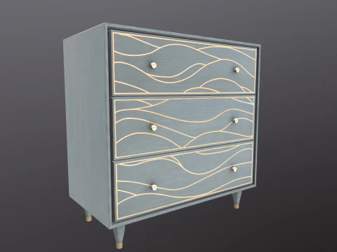 Dresser cabinet 3D Model