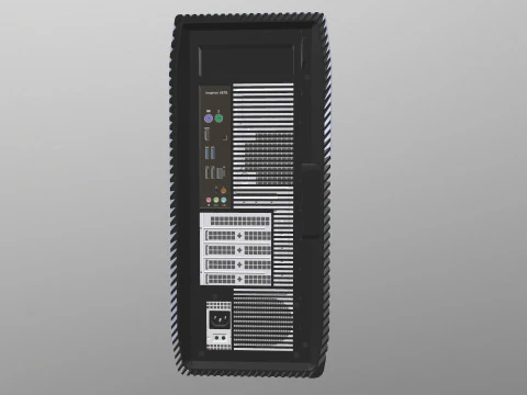 Dell CPU Makinesi 3D Model