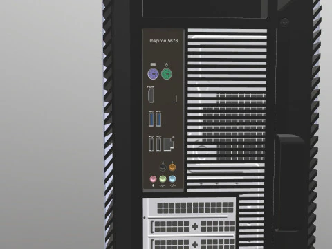 Dell CPU Makinesi 3D Model