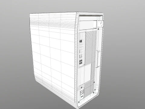 Dell CPU Makinesi 3D Model