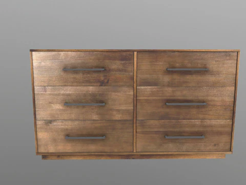 Dresser cabinet 3D Model