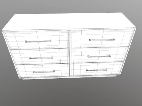 Dresser cabinet 3D Model