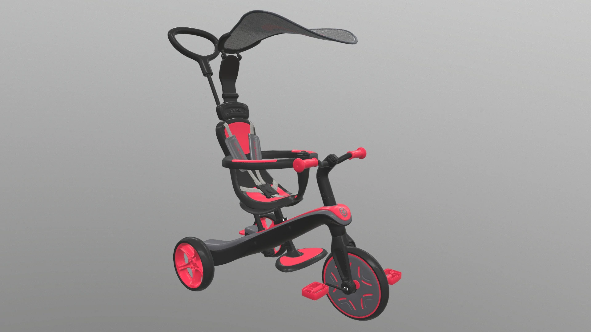 Globber explorer trike 3D Model .c4d .max .obj .3ds .fbx .stl .blend