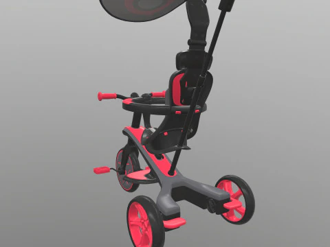 Globber explorer trike 3D Model