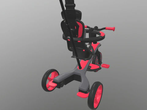 Globber explorer trike 3D Model