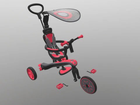 Globber explorer trike 3D Model
