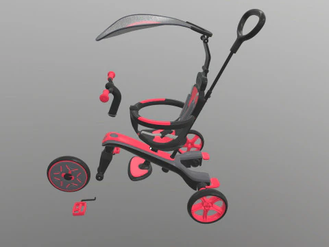Globber explorer trike 3D Model