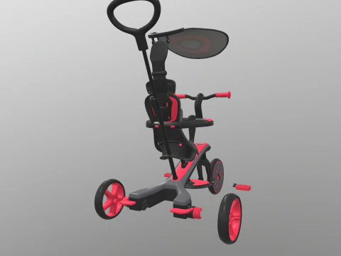 Globber explorer trike 3D Model