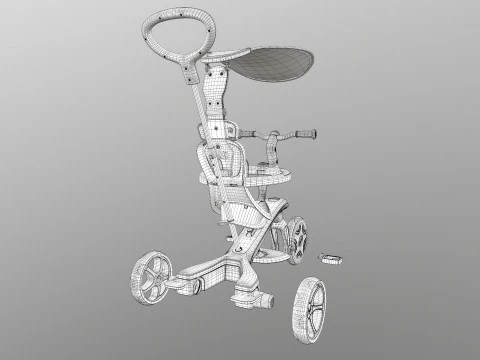 Globber explorer trike 3D Model