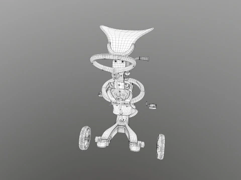 Globber explorer trike 3D Model