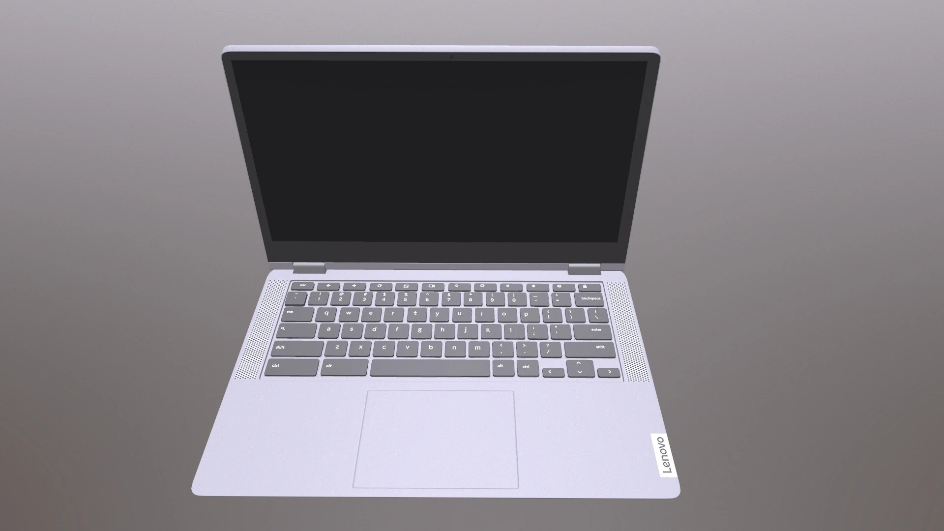 Lenovo Laptop 3D Model .c4d .max .obj .3ds .fbx .stl .blend