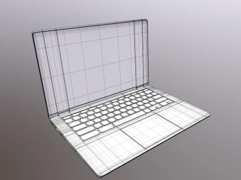 Lenovo Laptop 3D Model