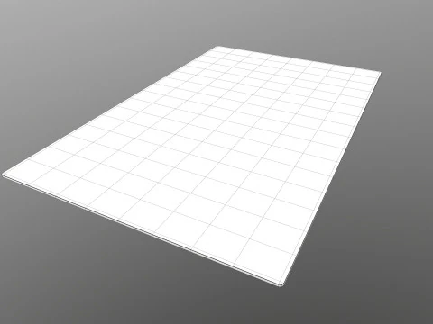 Mat rug 3D Model