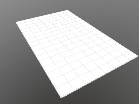 Mat rug 3D Model