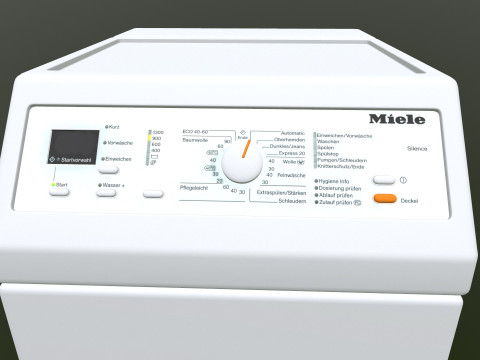 Miele washing machine 3D Model