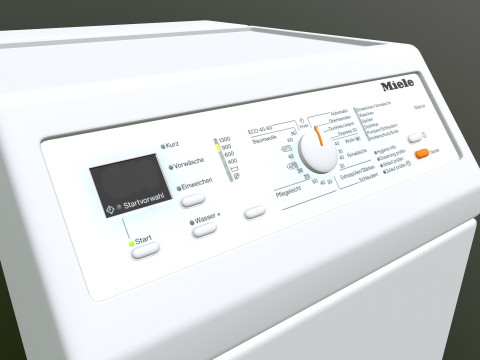 Miele washing machine 3D Model