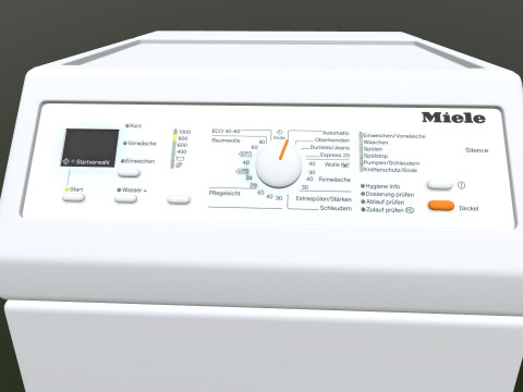 Miele washing machine 3D Model