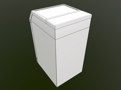 Miele washing machine 3D Model