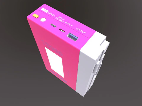 Portable Power Bank Wireless 3D Model