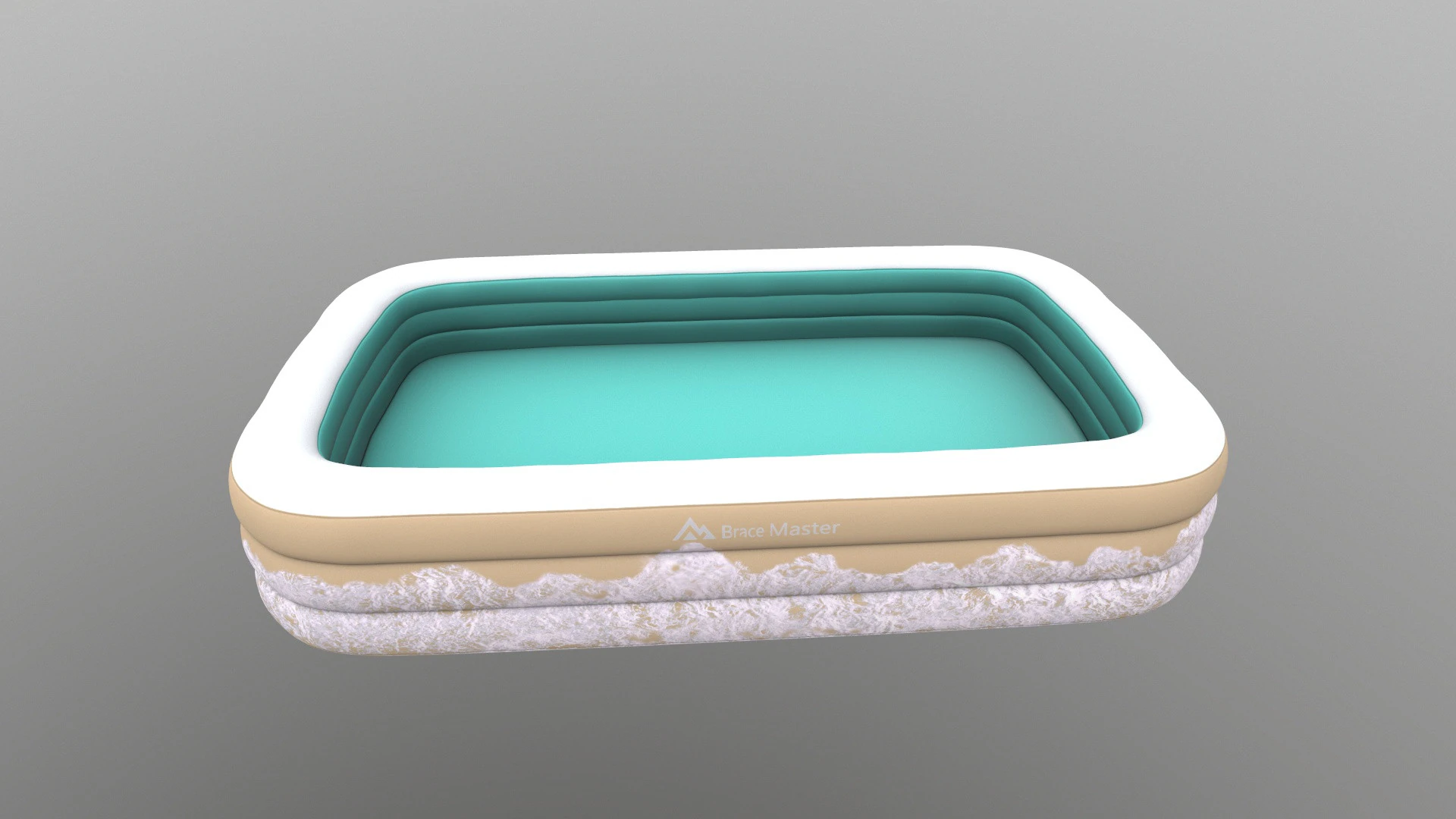 Brace Master Inflatable Swimming Pool 3D Model .c4d .max .obj .3ds .fbx .stl .blend 