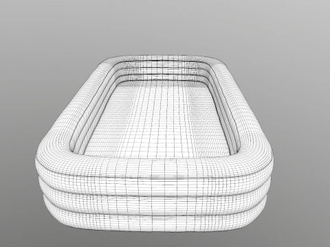 Brace Master Inflatable Swimming Pool 3D Model