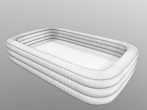 Brace Master Inflatable Swimming Pool 3D Model