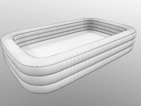 Brace Master Inflatable Swimming Pool 3D Model