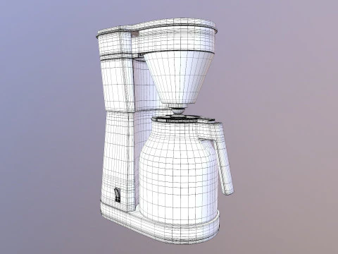 咖啡机 3D 模型