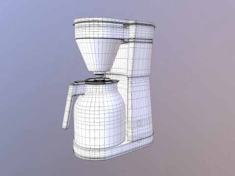 咖啡机 3D 模型