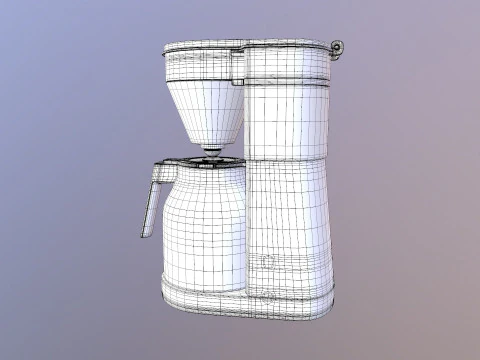 咖啡机 3D 模型