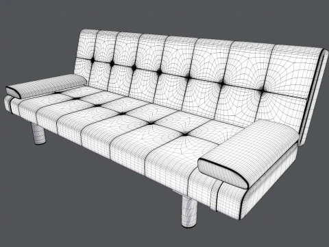 INLIFE Sofa Bed 3D Model