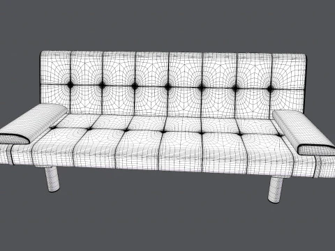 INLIFE Sofa Bed 3D Model