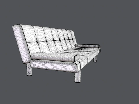 INLIFE Sofa Bed 3D Model