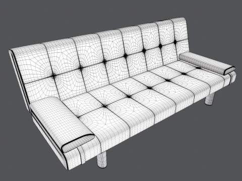 INLIFE Sofa Bed 3D Model