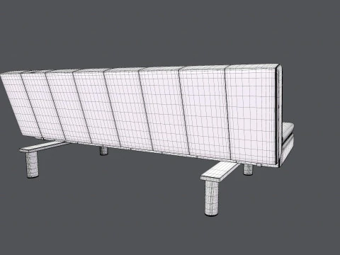 INLIFE Sofa Bed 3D Model
