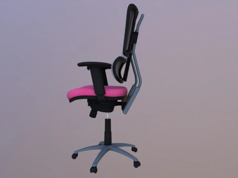 Manager Office Chair with Lumbar 3D Model