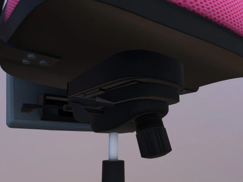 Manager Office Chair with Lumbar 3D Model