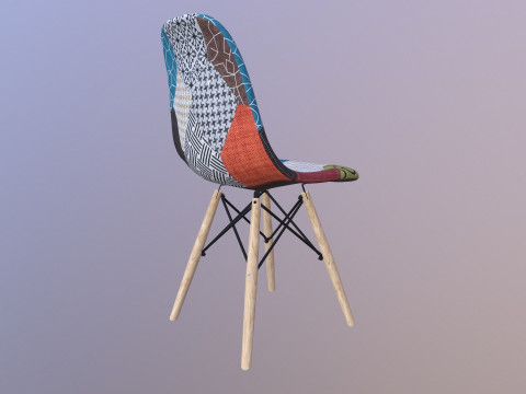 Moderne kunst stoel 3D Model