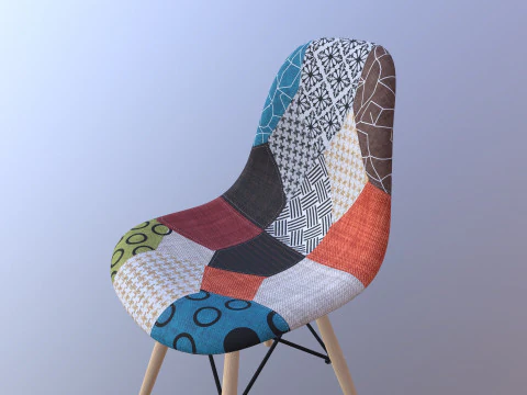 Modern Art Chair 3D Model