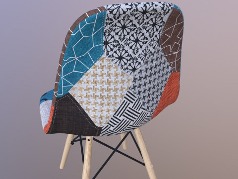 Moderne kunst stoel 3D Model