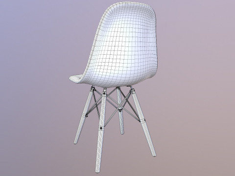 Moderne kunst stoel 3D Model
