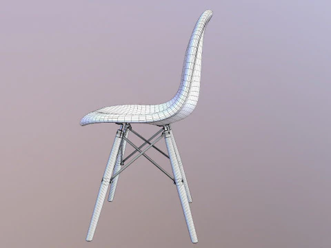 Modern Art Chair 3D Model