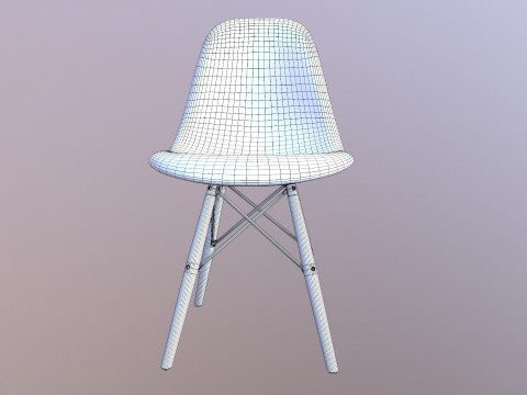 Moderne kunst stoel 3D Model