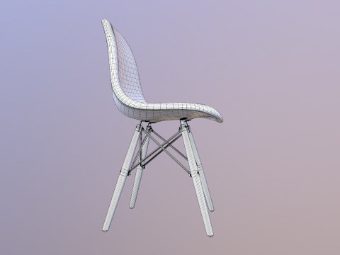 Moderne kunst stoel 3D Model