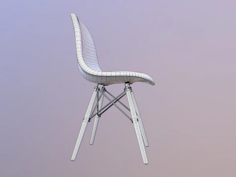 Modern Art Chair 3D Model