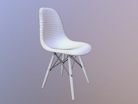 Moderne kunst stoel 3D Model